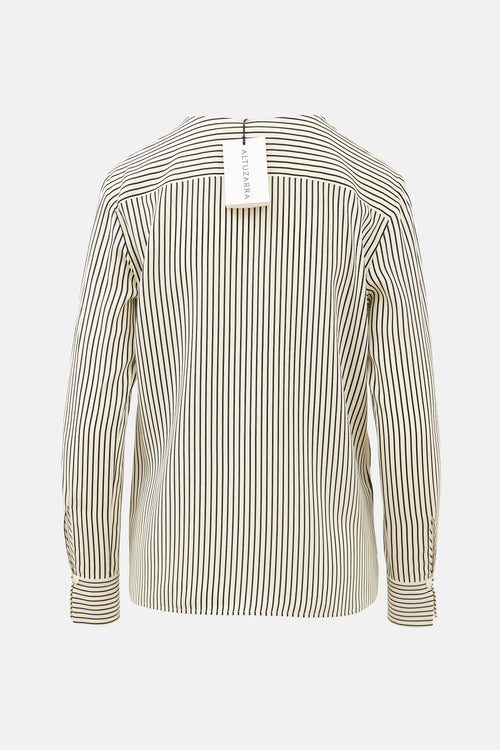 Altuzarra Silk Striped Blouse