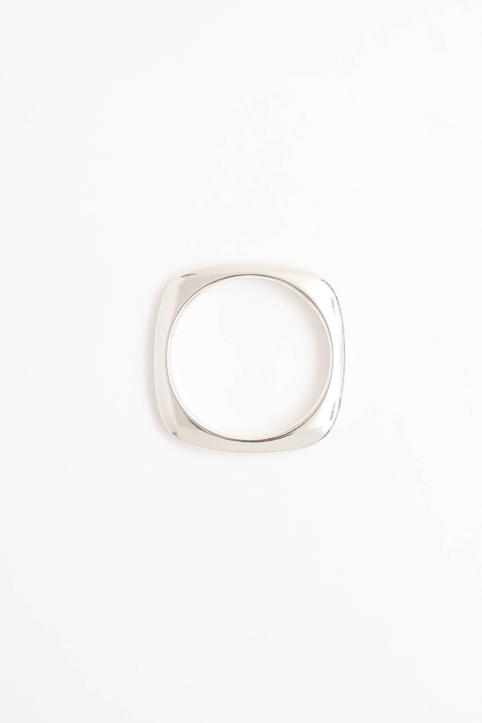 Tiffany & Co. Sterling Silver Square Cushion Bangle