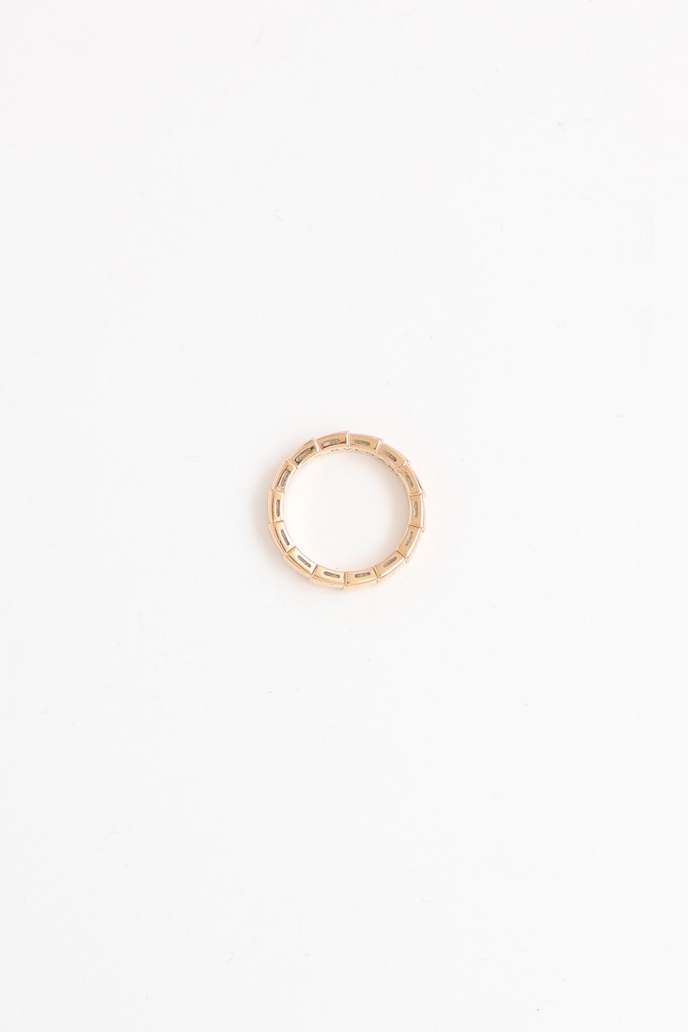 Bulgari 18K Rose Gold Serpenti Viper Ring