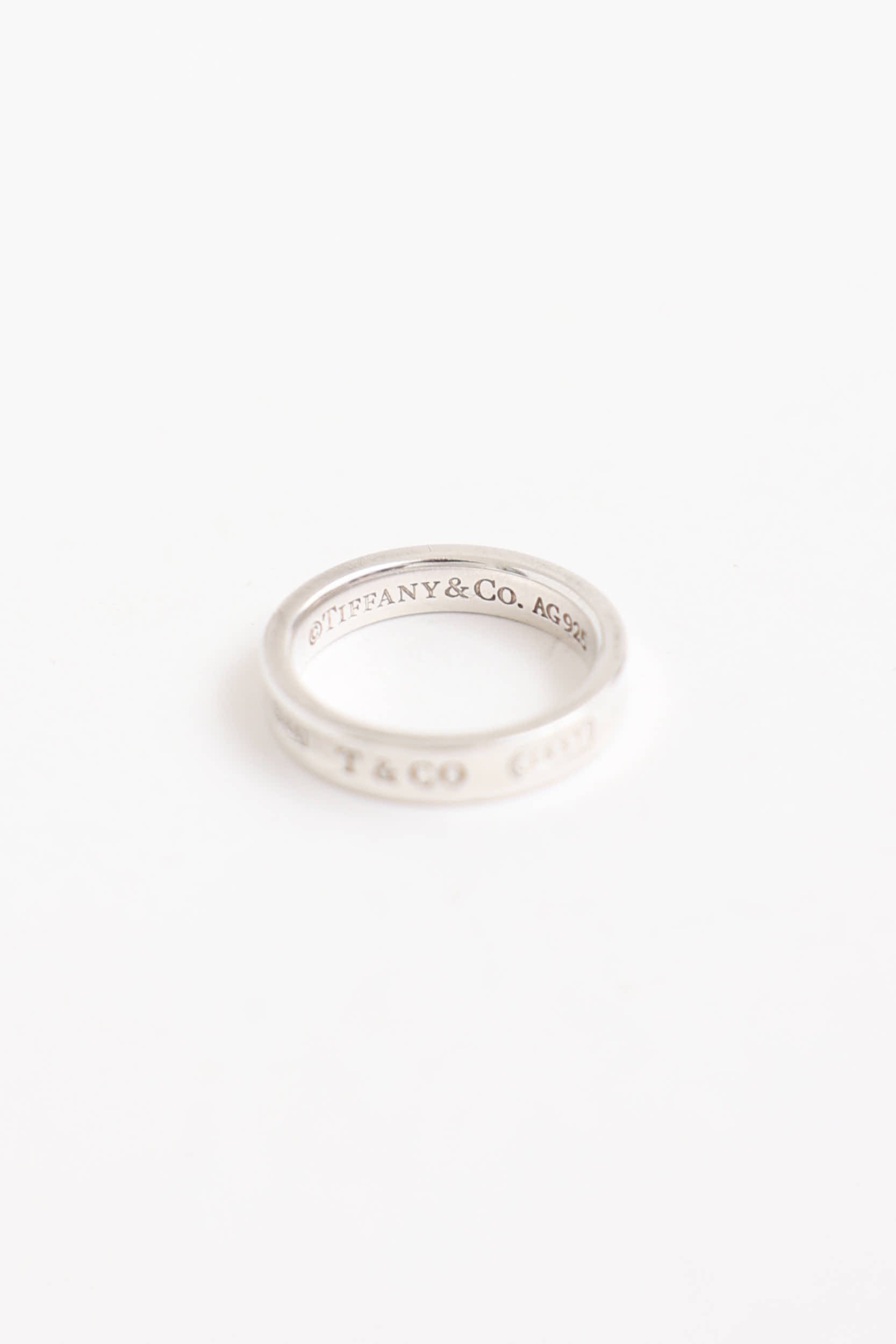 Tiffany & Co. Sterling Silver 1837 Narrow Ring