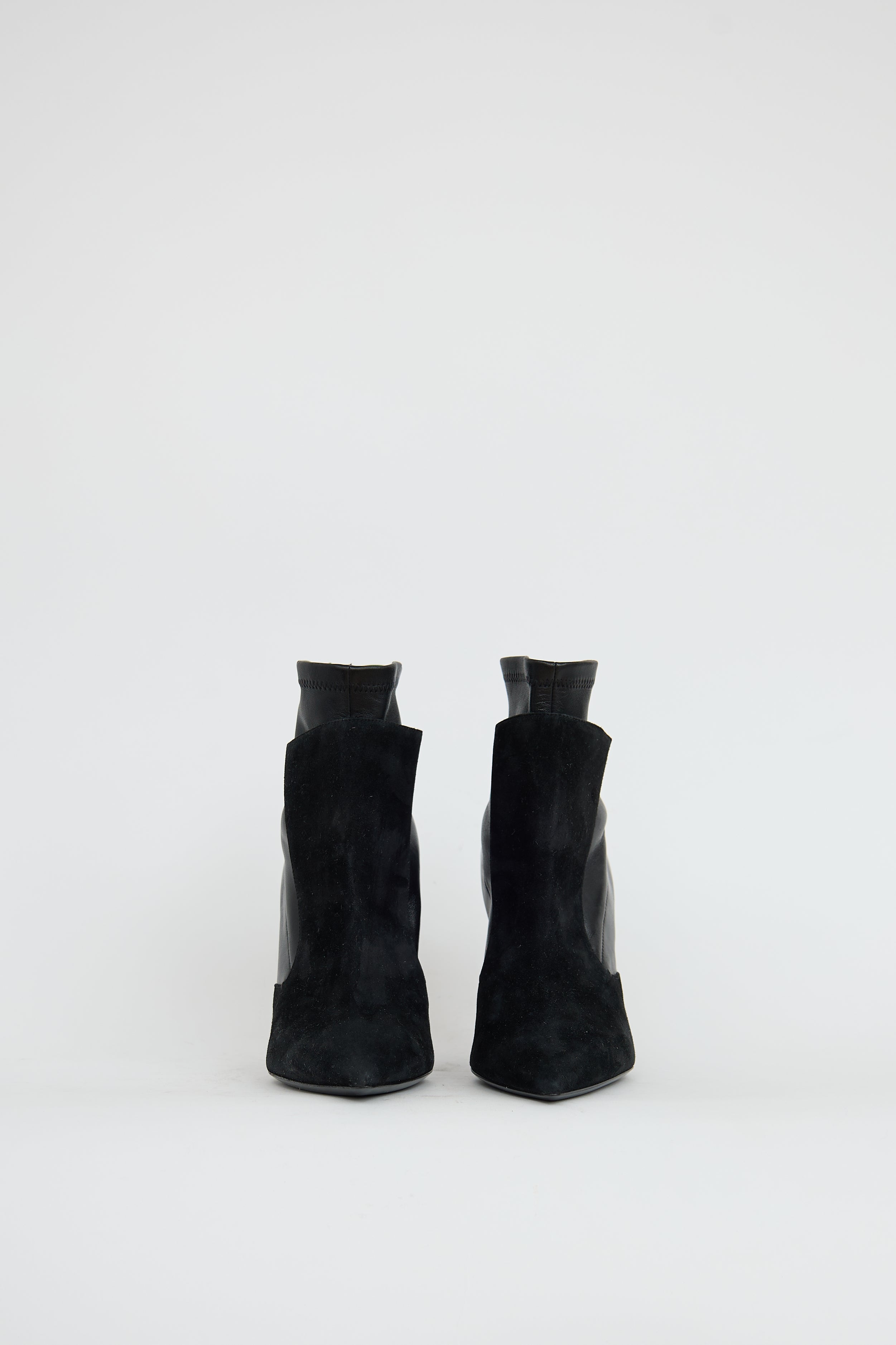 Givenchy Black Leather & Suede Ankle Boot