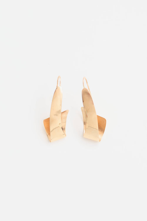 Fine Jewelry 14K Yellow Gold Shepherd Hook Drop Earrings