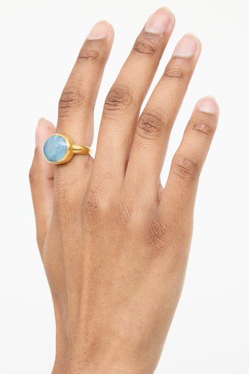 Fine Jewelry22K Yellow Gold Opal Oval Ring
