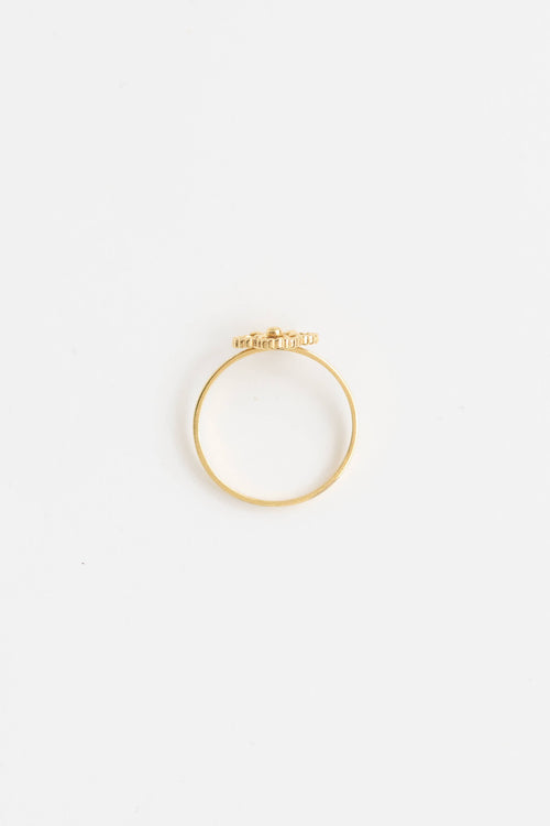 Fine Jewelry 22K Yellow Gold Quartrefoil Ring