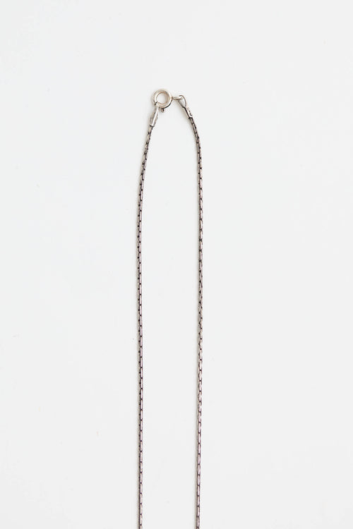 Fine Jewelry Sterling Silver and Diamond Spinel Flower Pendant Necklace