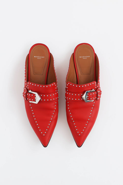 Studded Loafer Mule