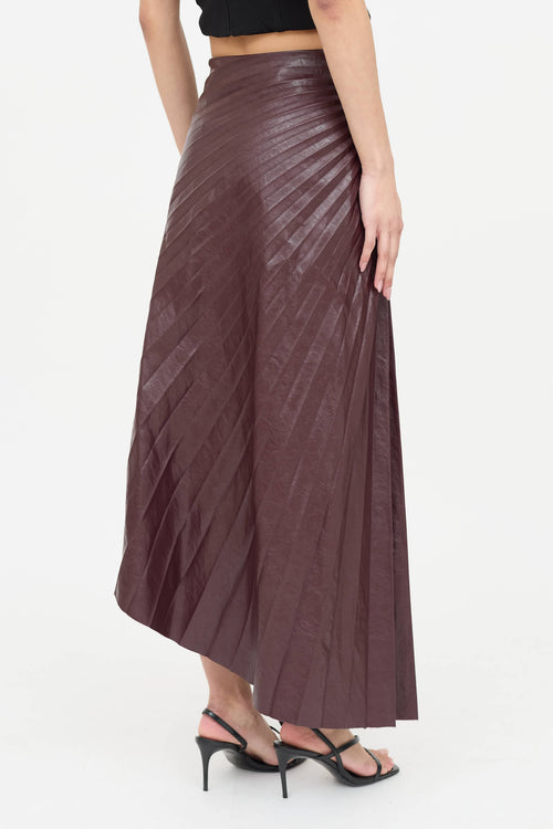 A.L.C. Faux Leather Tracy Skirt