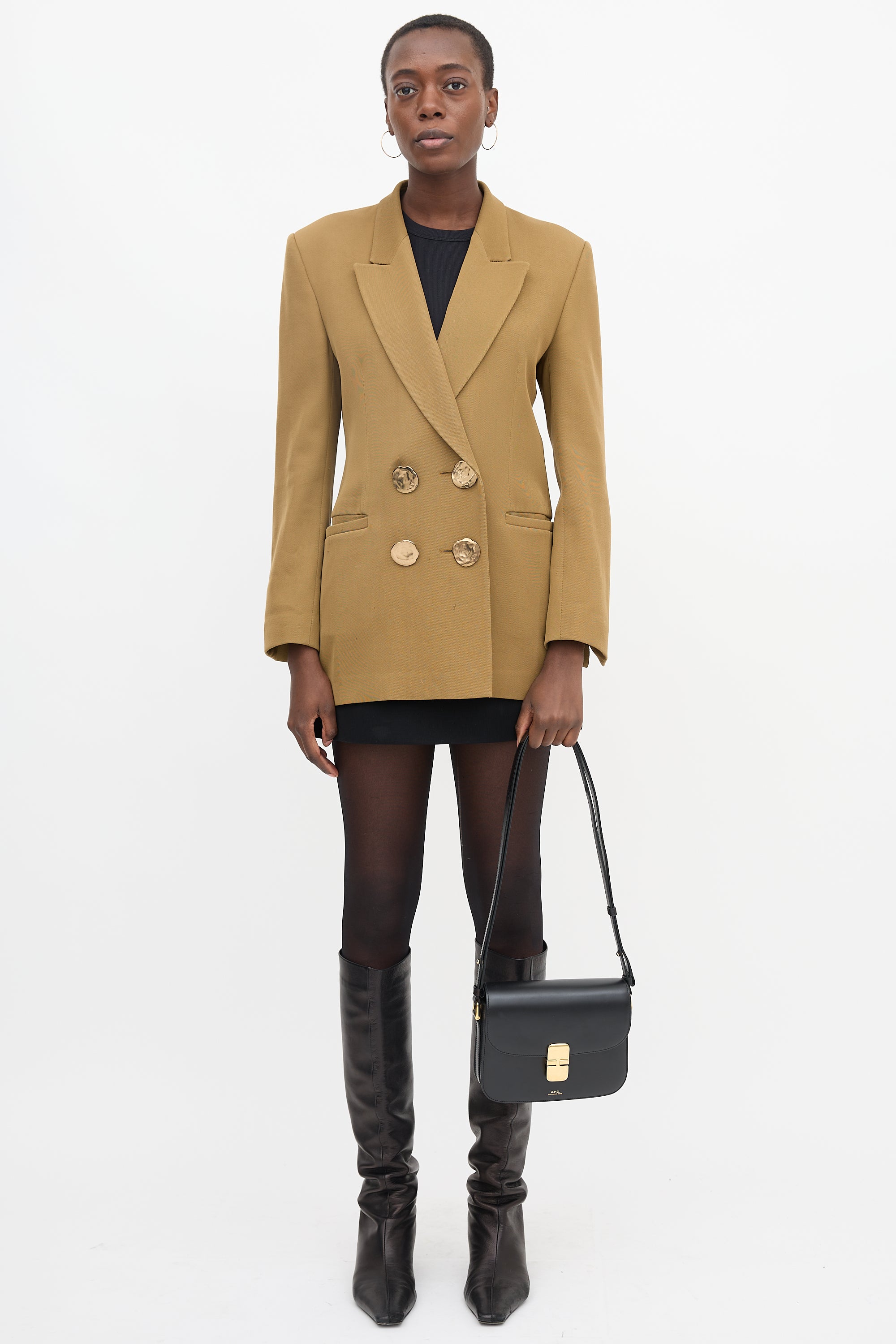 A.P.C. Leather Small Grace Bag