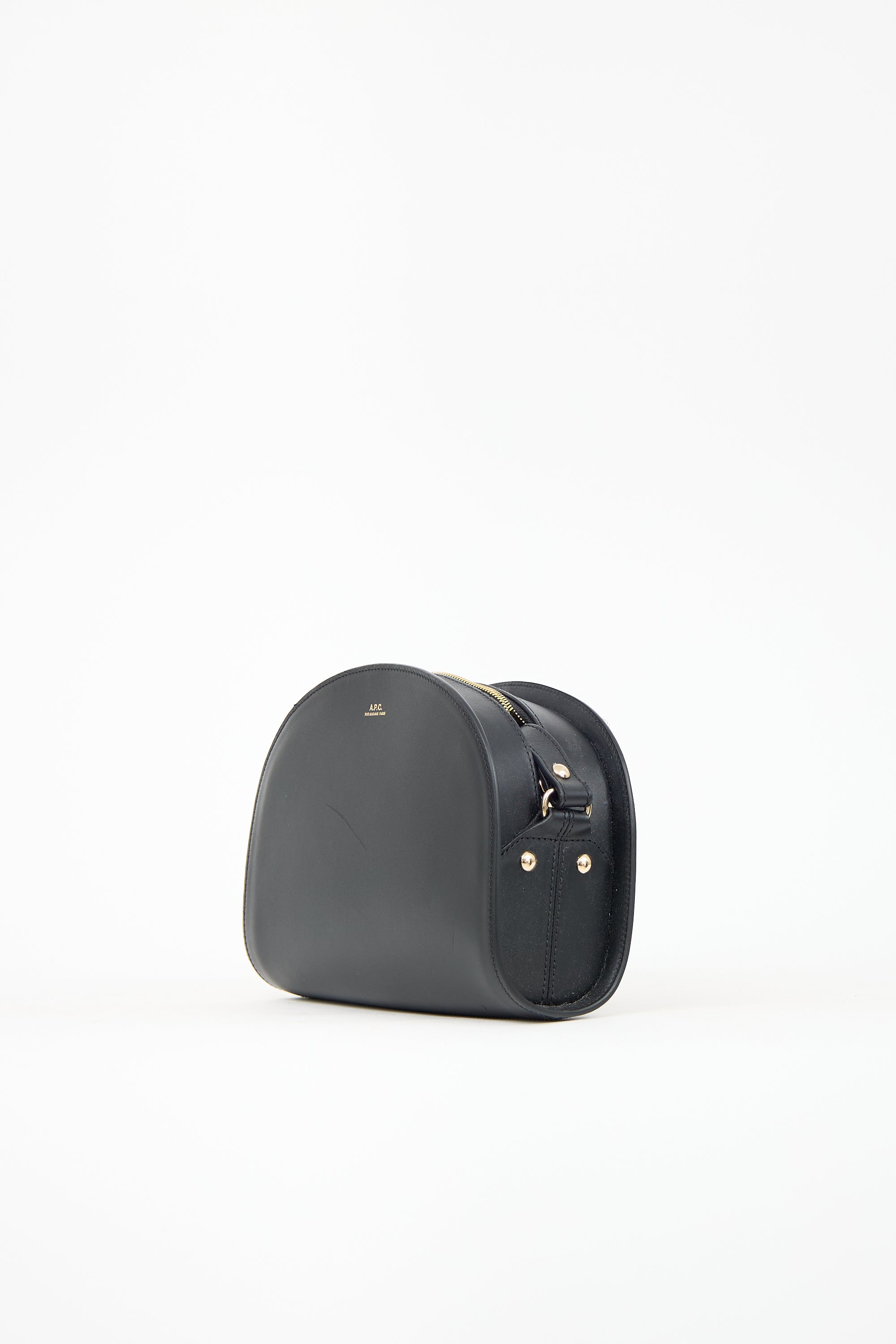 A.P.C. Leather Demi Lune Bag