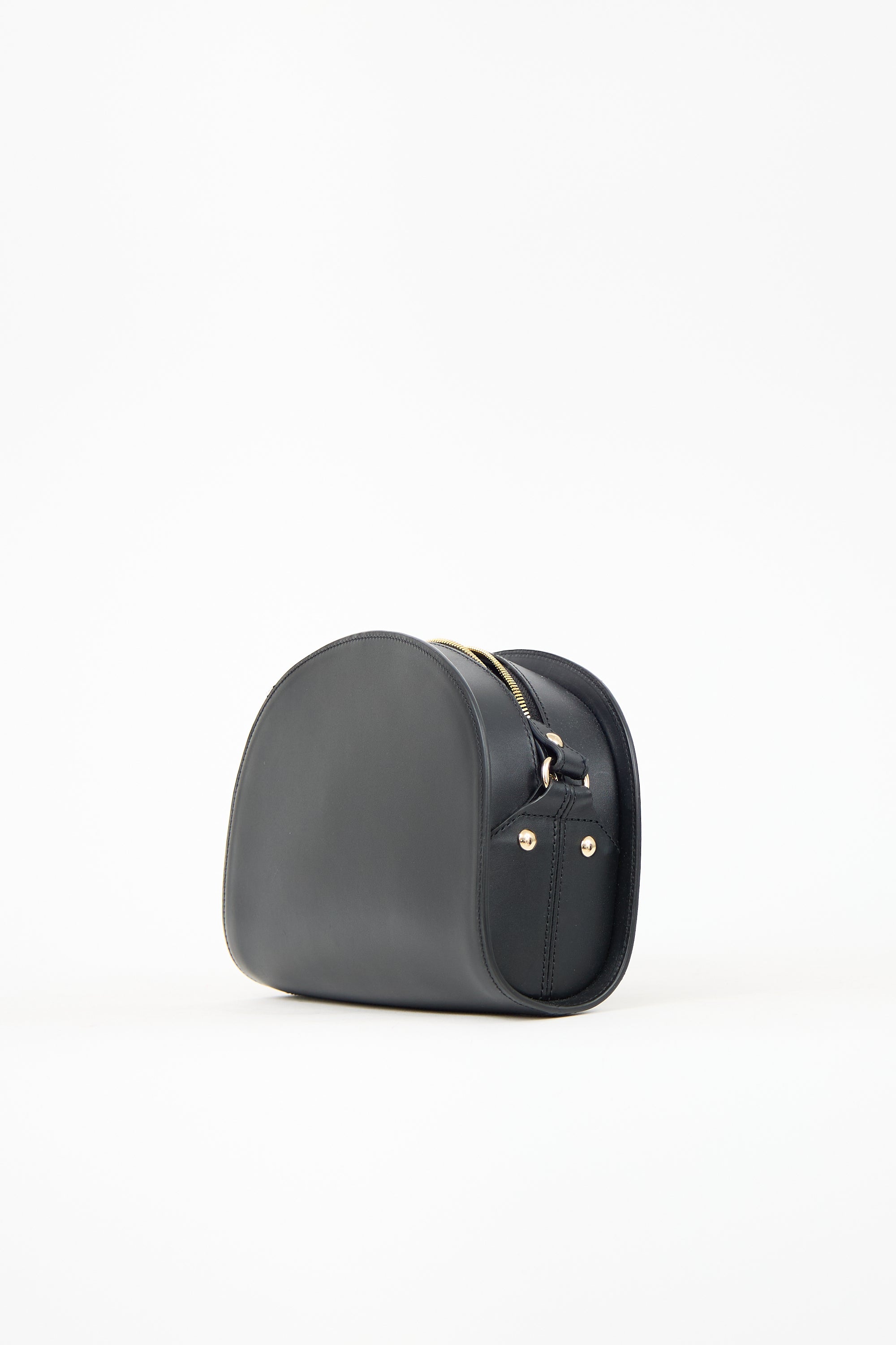 A.P.C. Leather Demi Lune Bag
