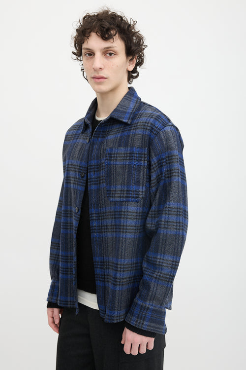 A.P.C. Wool Plaid Shirt