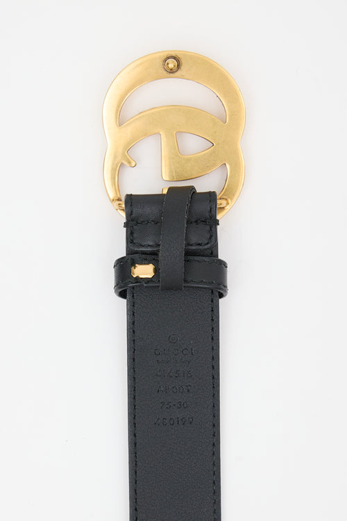 Gucci Leather Marmont GG Belt