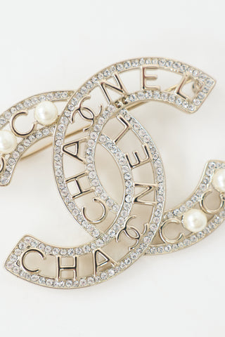 Chanel 2020 Pearl CC Brooch