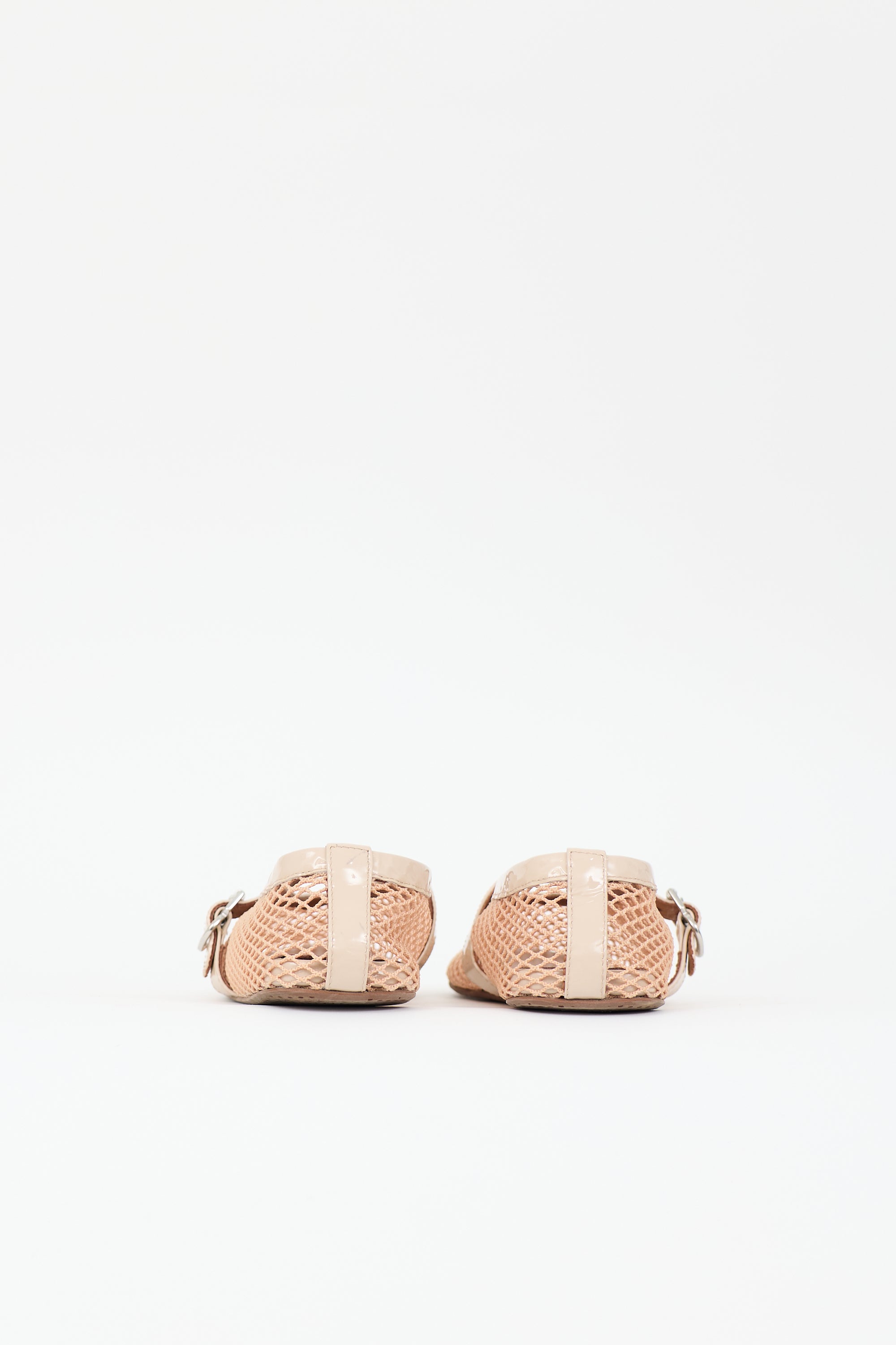 Alaïa Fishnet Mesh Flat