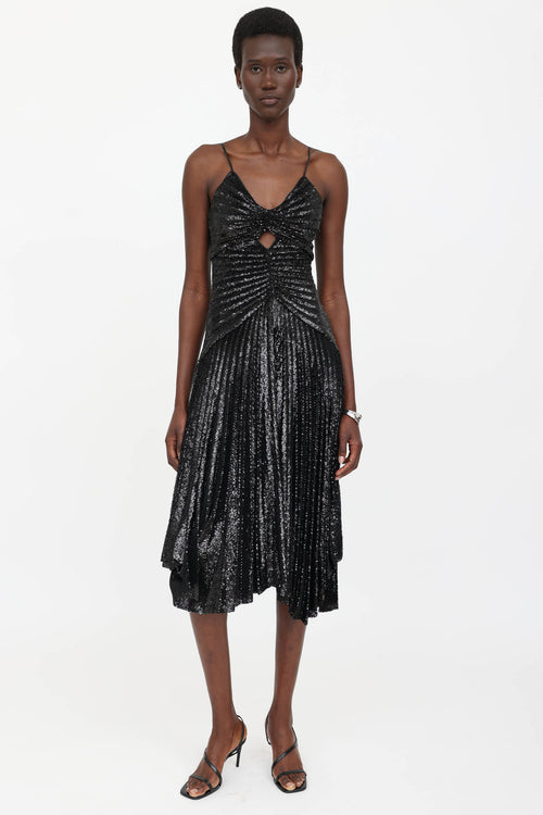 Sequin Drop Waist Dress