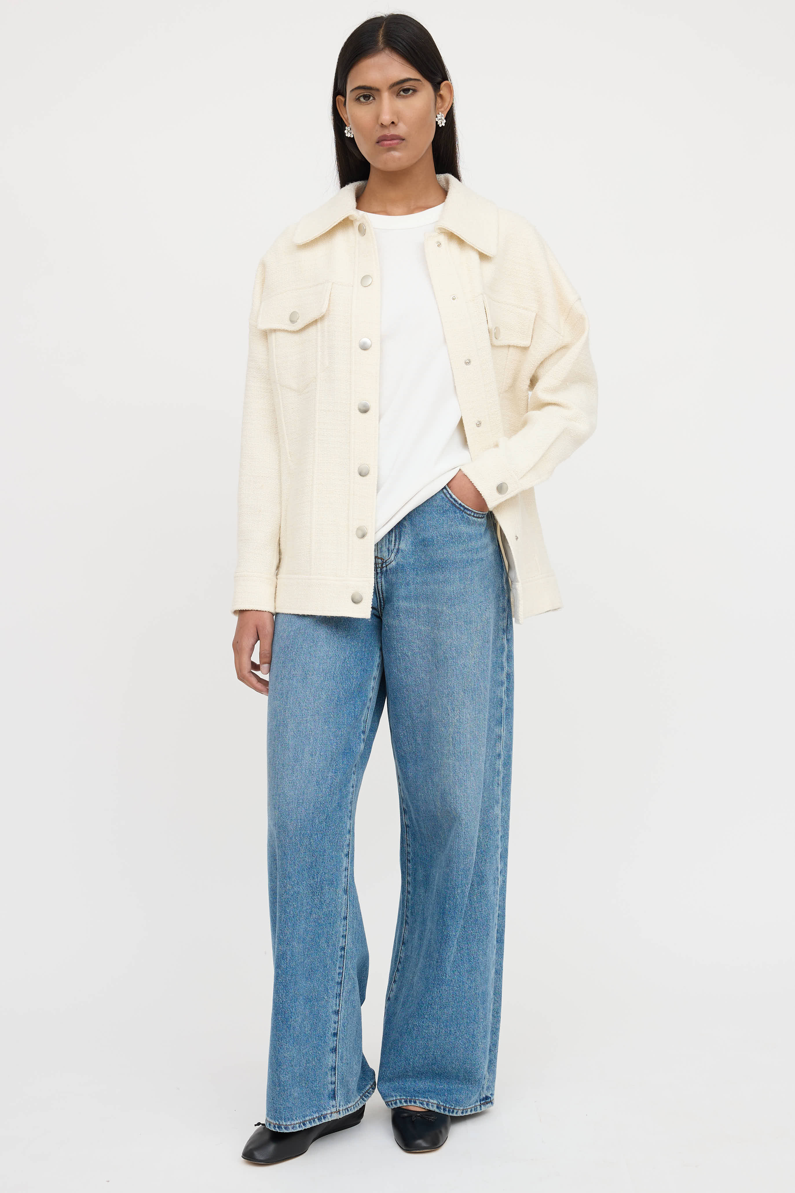 A.L.C. Benson Tweed Shirt Jacket