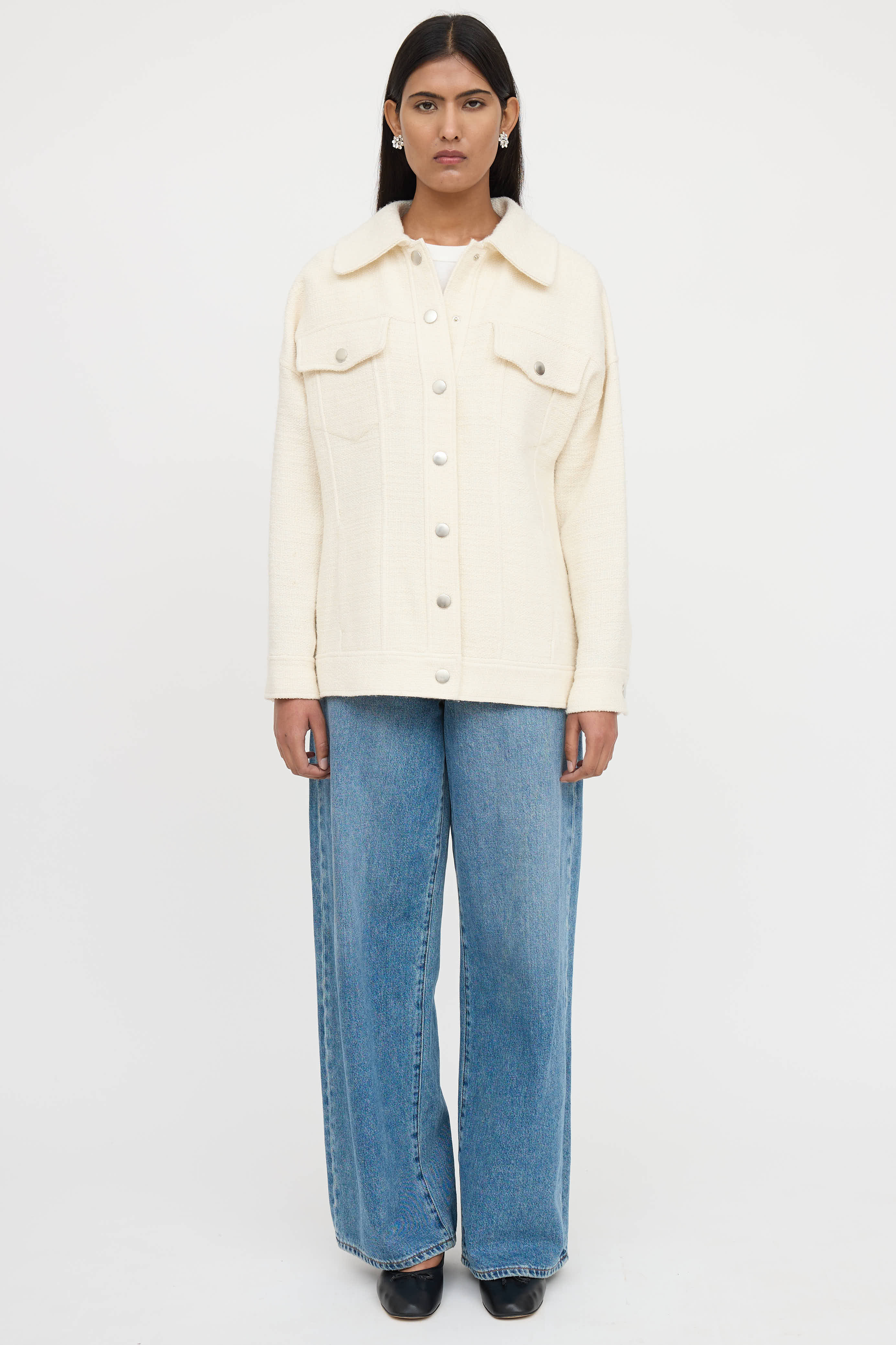 A.L.C. Benson Tweed Shirt Jacket