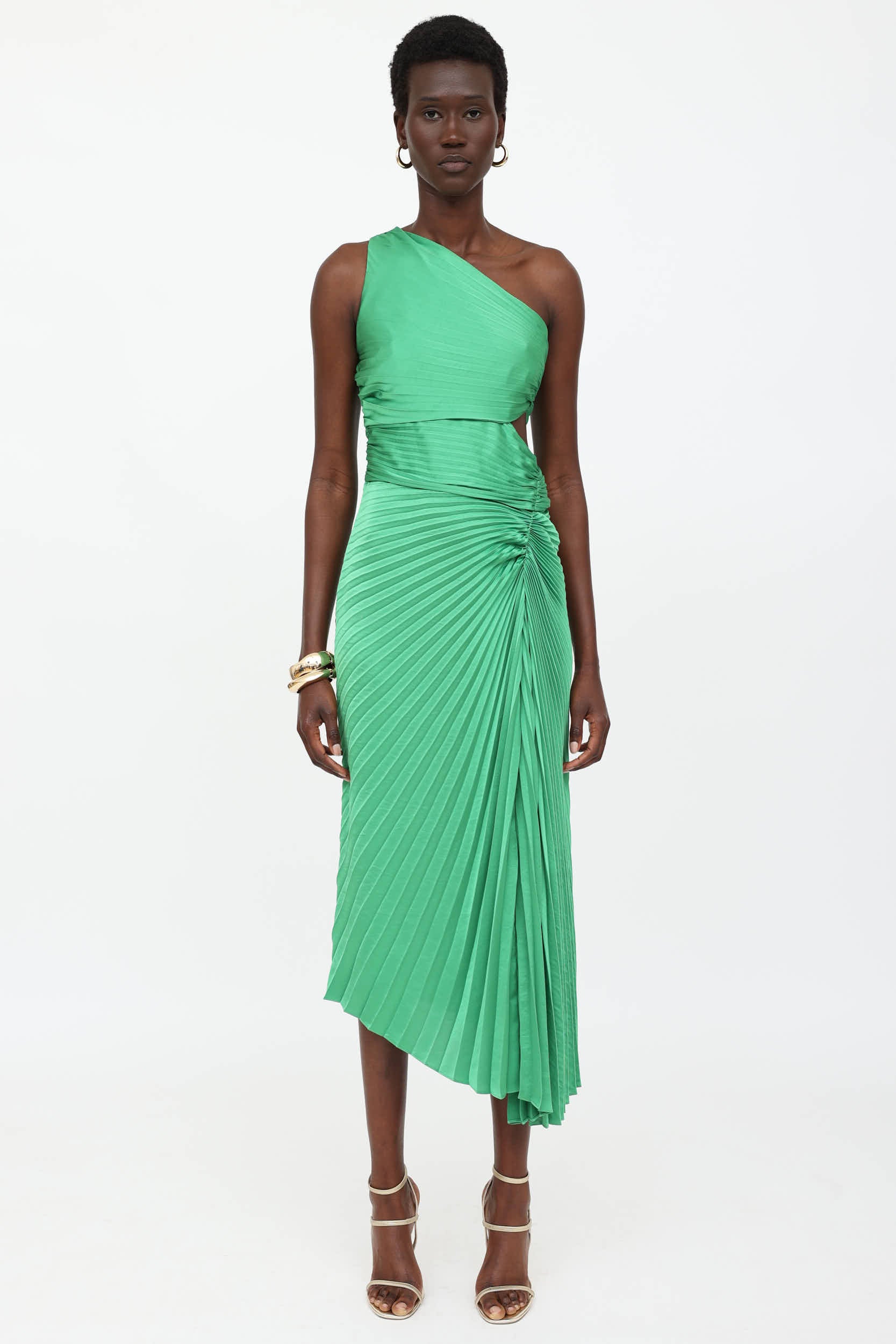 A.L.C. Lara Pleated Maxi Dress