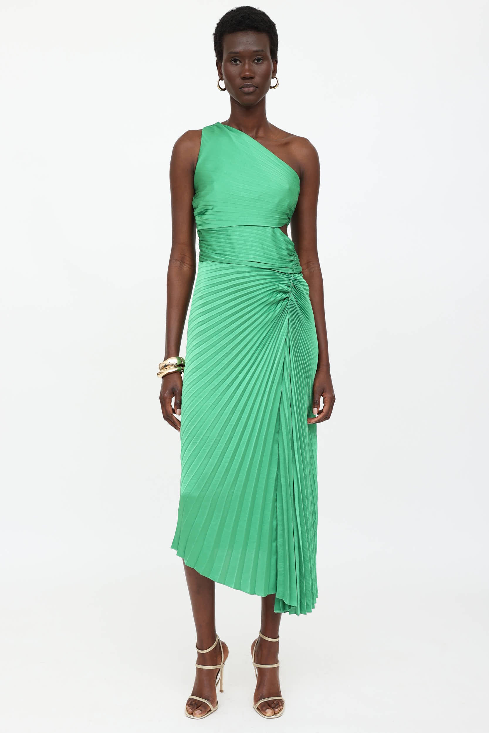 A.L.C. Lara Pleated Maxi Dress