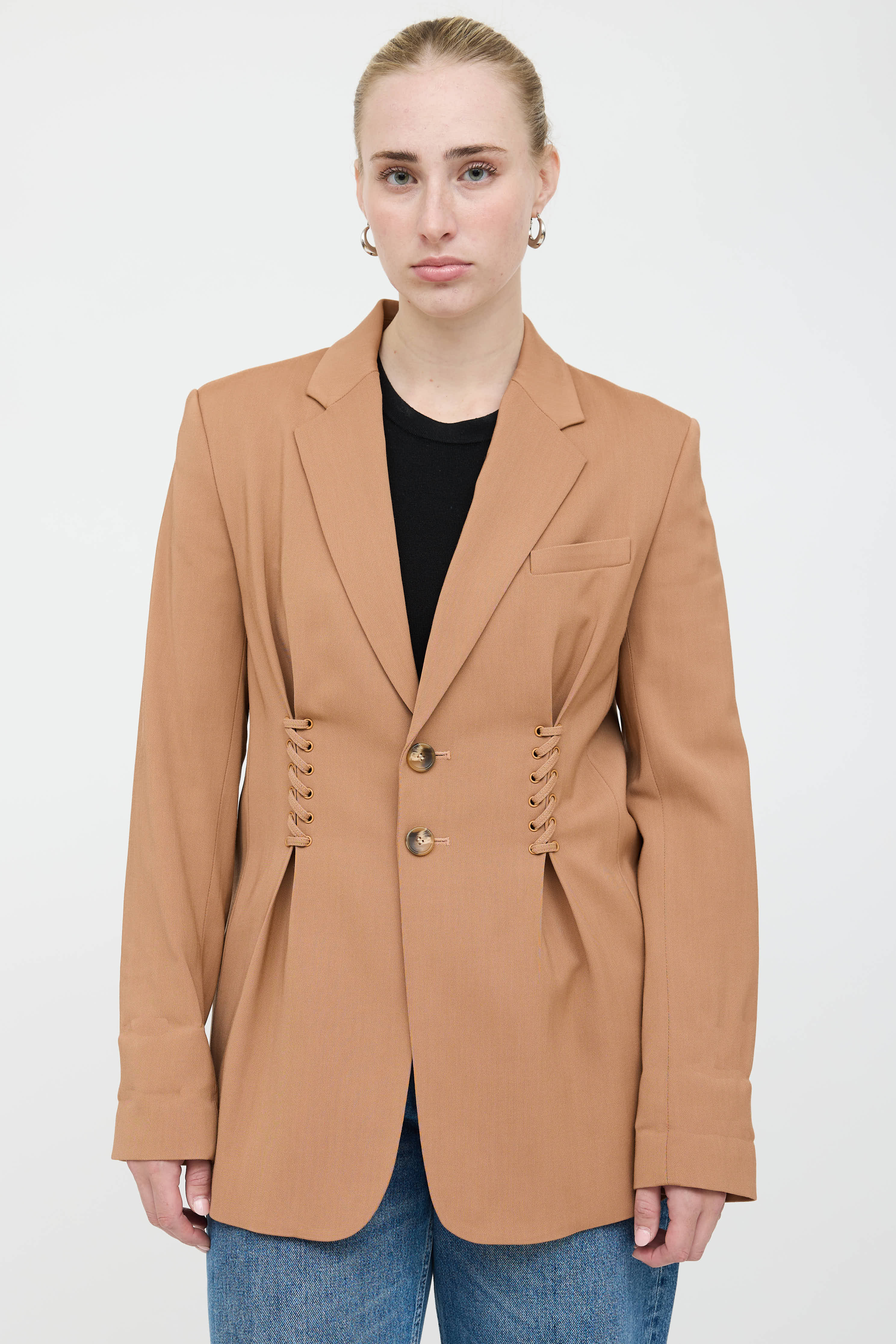 A.L.C. Maverick Lace-Up Blazer