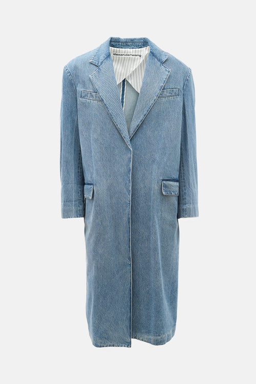 Alexander Wang Oversized Denim Coat