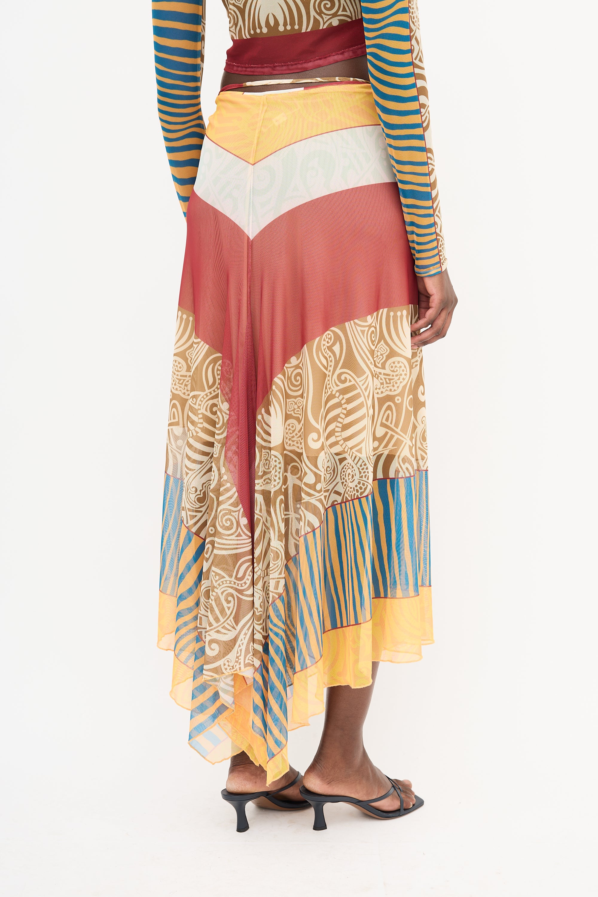 Alexis Brown & Multi Mesh Printed Slort