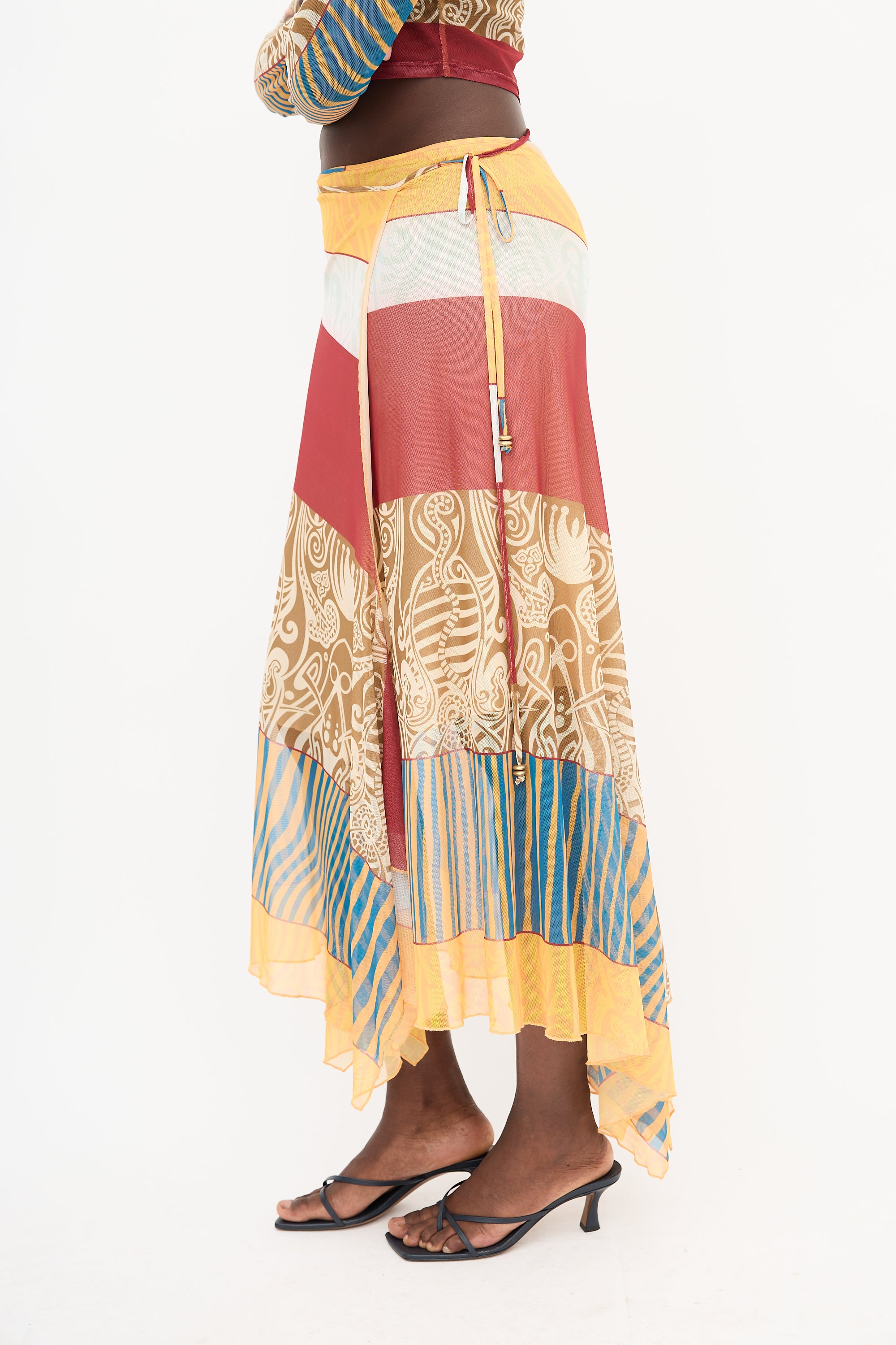 Alexis Brown & Multi Mesh Printed Slort