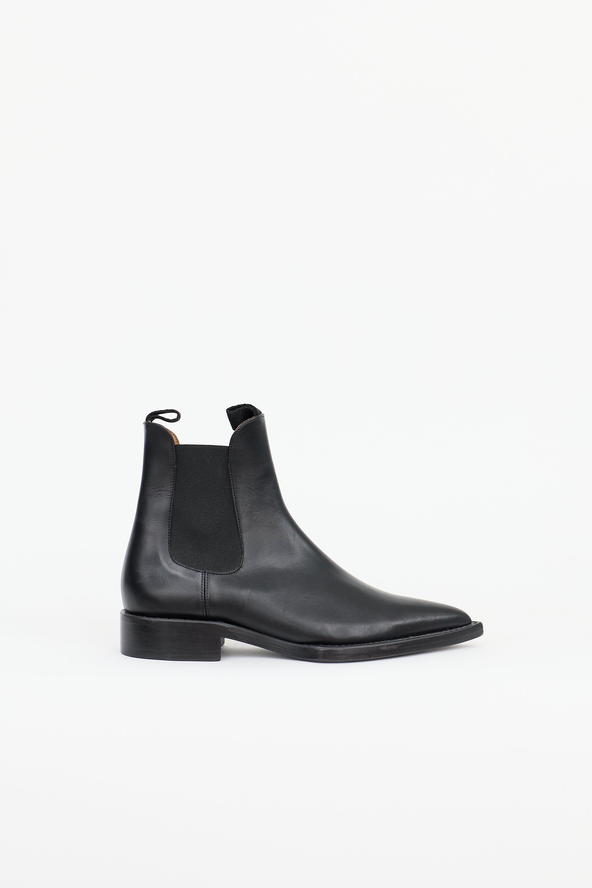 AMI Paris Leather Lauro Ankle Boot