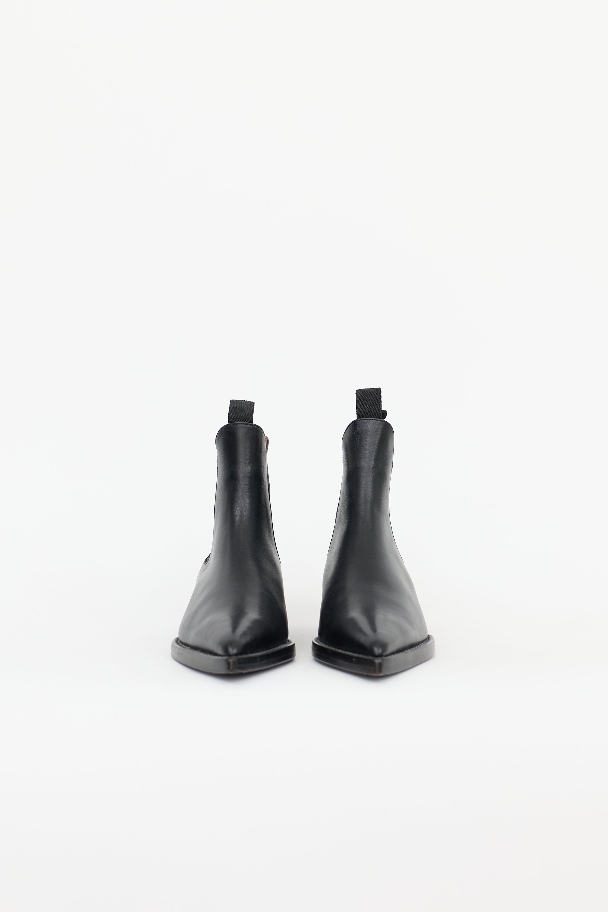 AMI Paris Leather Lauro Ankle Boot