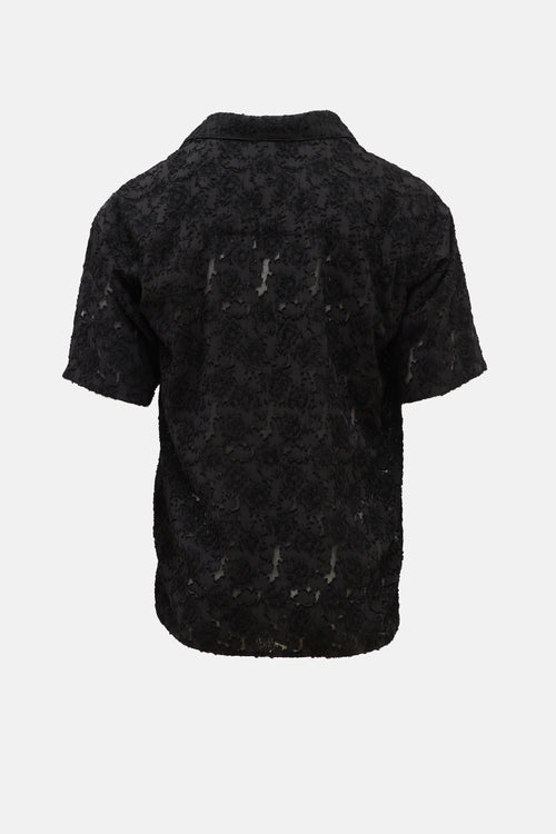 Andersson Bell Bali Sheer Open Collar Shirt