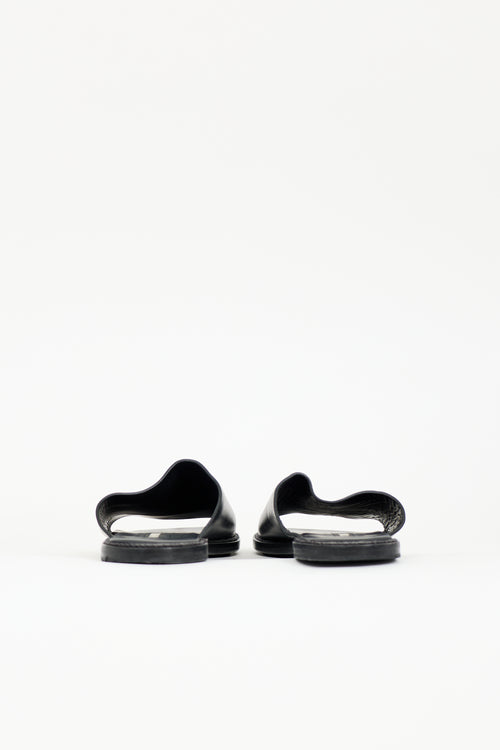 Ann Demeulemeester Leather Slide