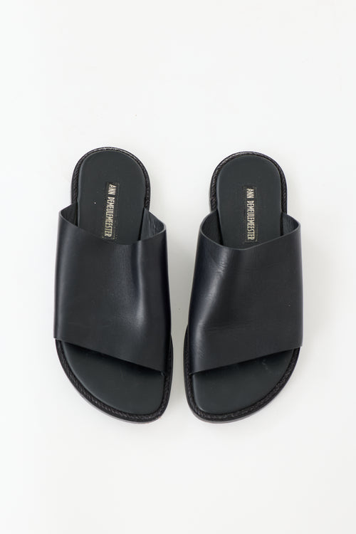 Ann Demeulemeester Leather Slide