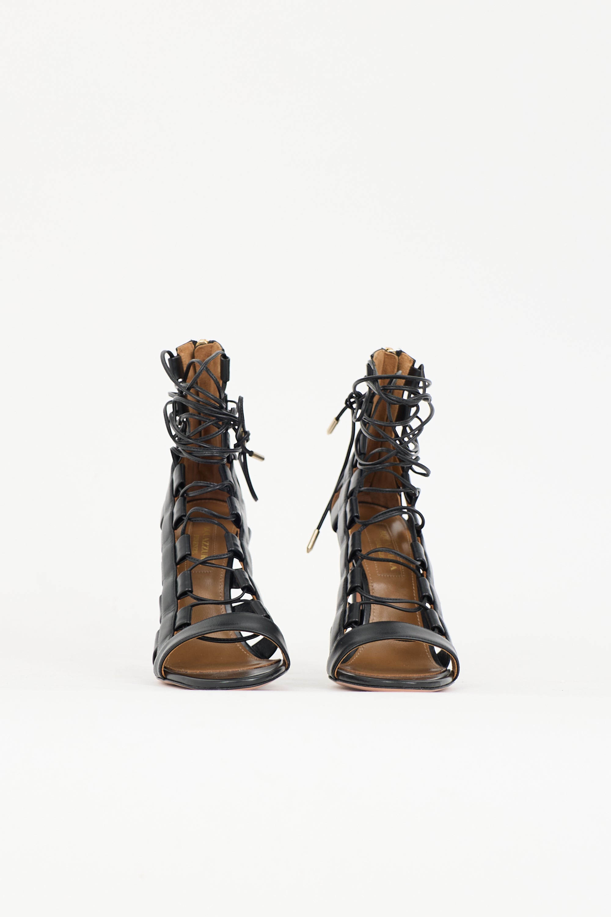 Aquazzura Leather Amazon Heel