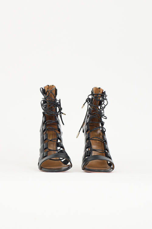 Aquazzura Leather Amazon Heel