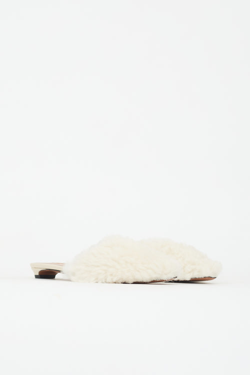 ATP Atelier Shearling Fioli Mule