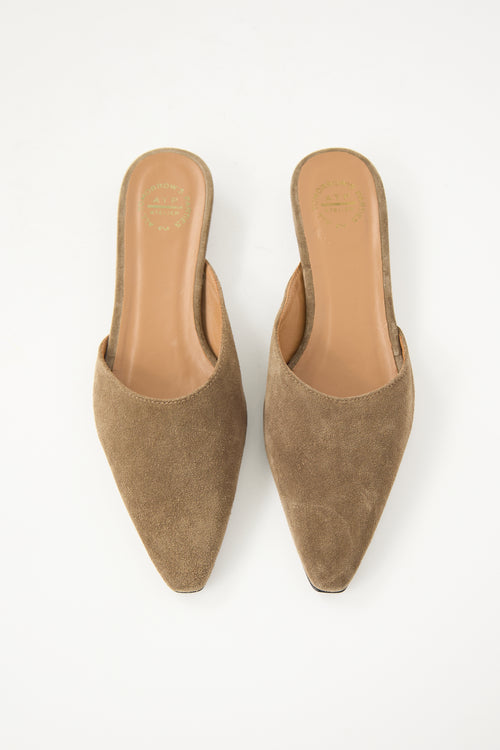 ATP Atelier Suede Fioli Mule