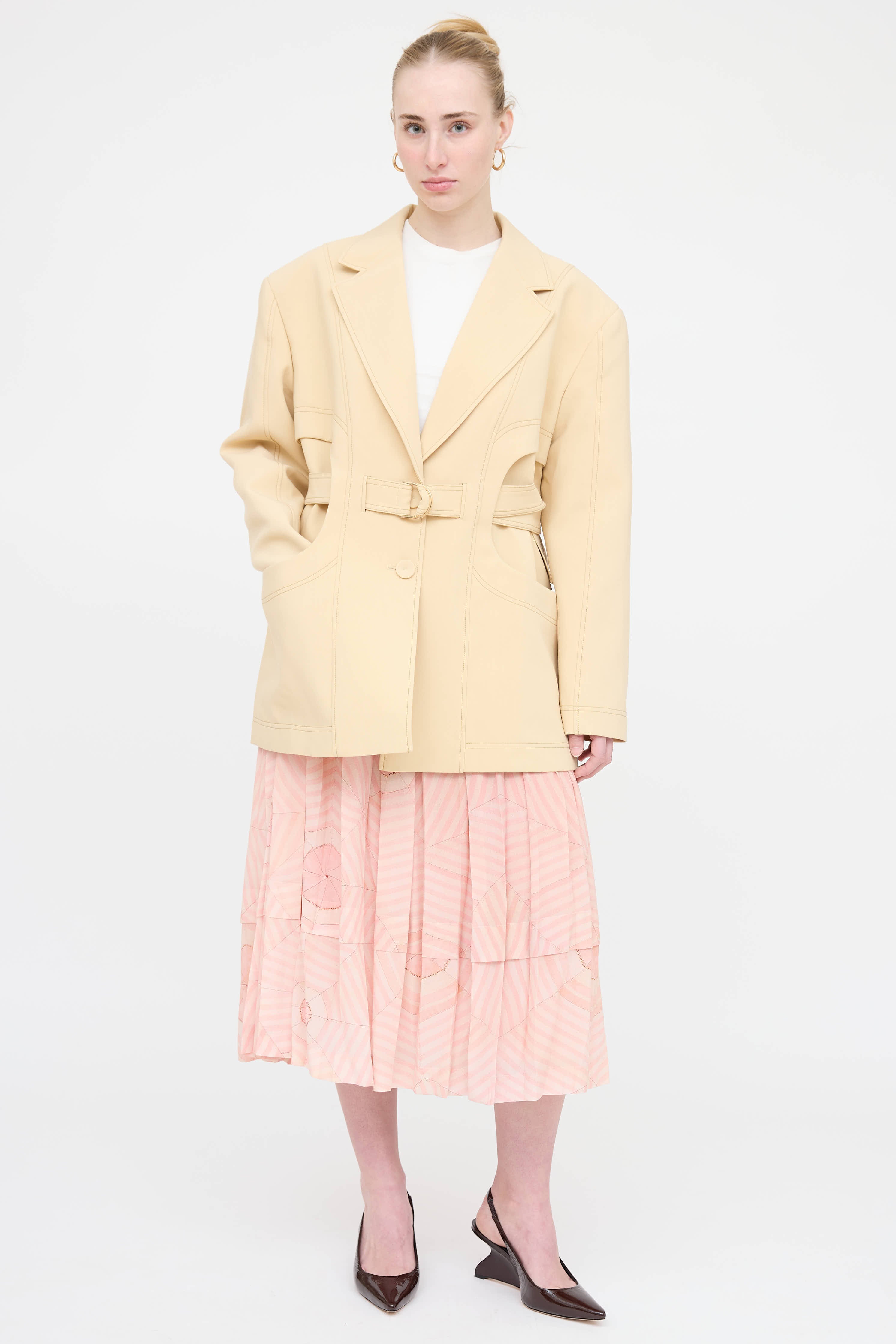 Acler Belted Blazer Jacket