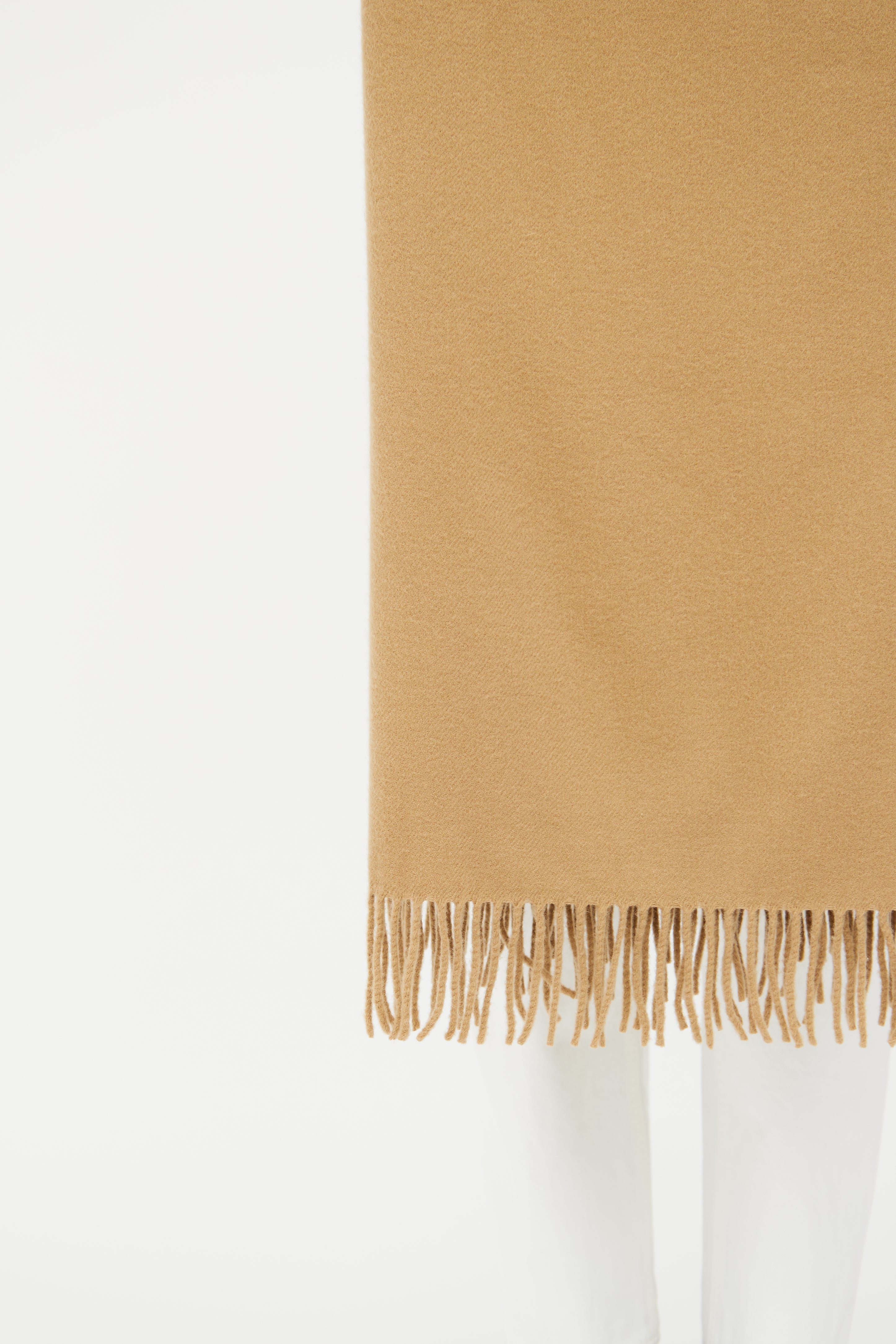 Acne Studios Camel Wool Fringe