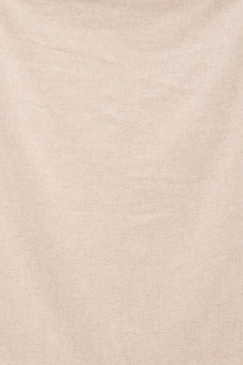 Acne Studios Beige Wool Fringe Scarf