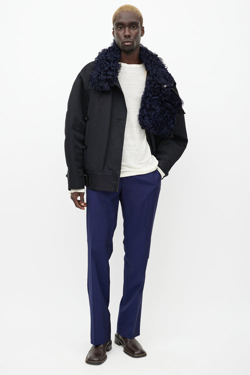 Acne Studios Black & Navy Cees Utility Jacket