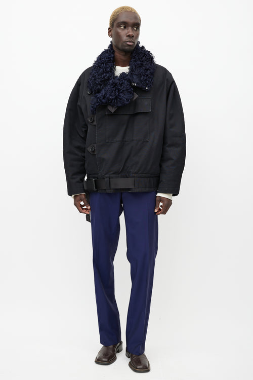 Acne Studios Black & Navy Cees Utility Jacket