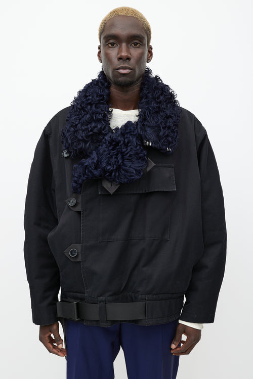 Acne Studios Black & Navy Cees Utility Jacket