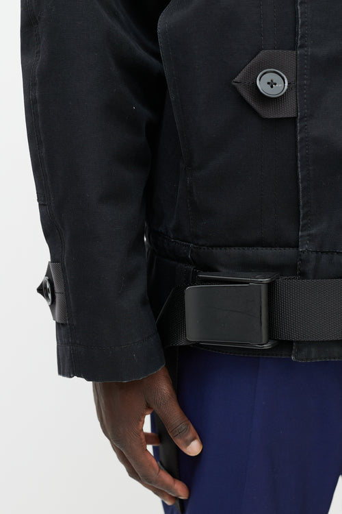 Acne Studios Black & Navy Cees Utility Jacket