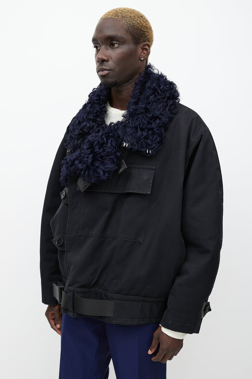 Acne Studios Black & Navy Cees Utility Jacket