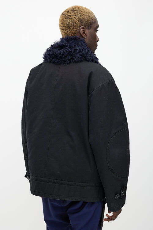 Acne Studios Black & Navy Cees Utility Jacket
