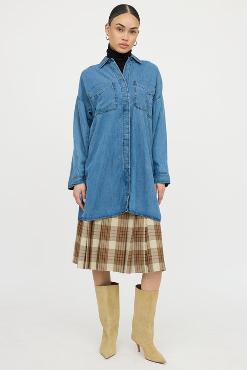 Acne StudiosChambray Jacui Button Up Shirt