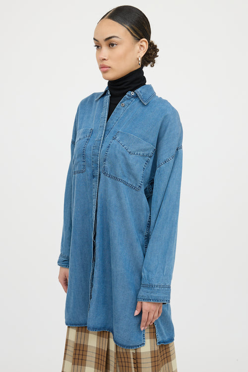 Acne StudiosChambray Jacui Button Up Shirt