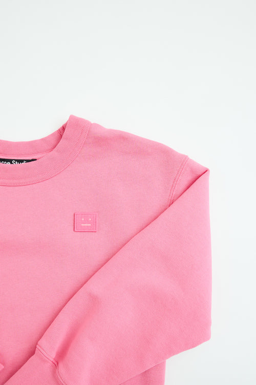 Acne Studios Kids Face Logo Cotton Co-Ord Set