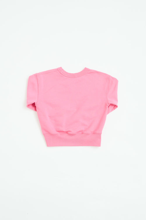 Acne Studios Kids Face Logo Cotton Co-Ord Set