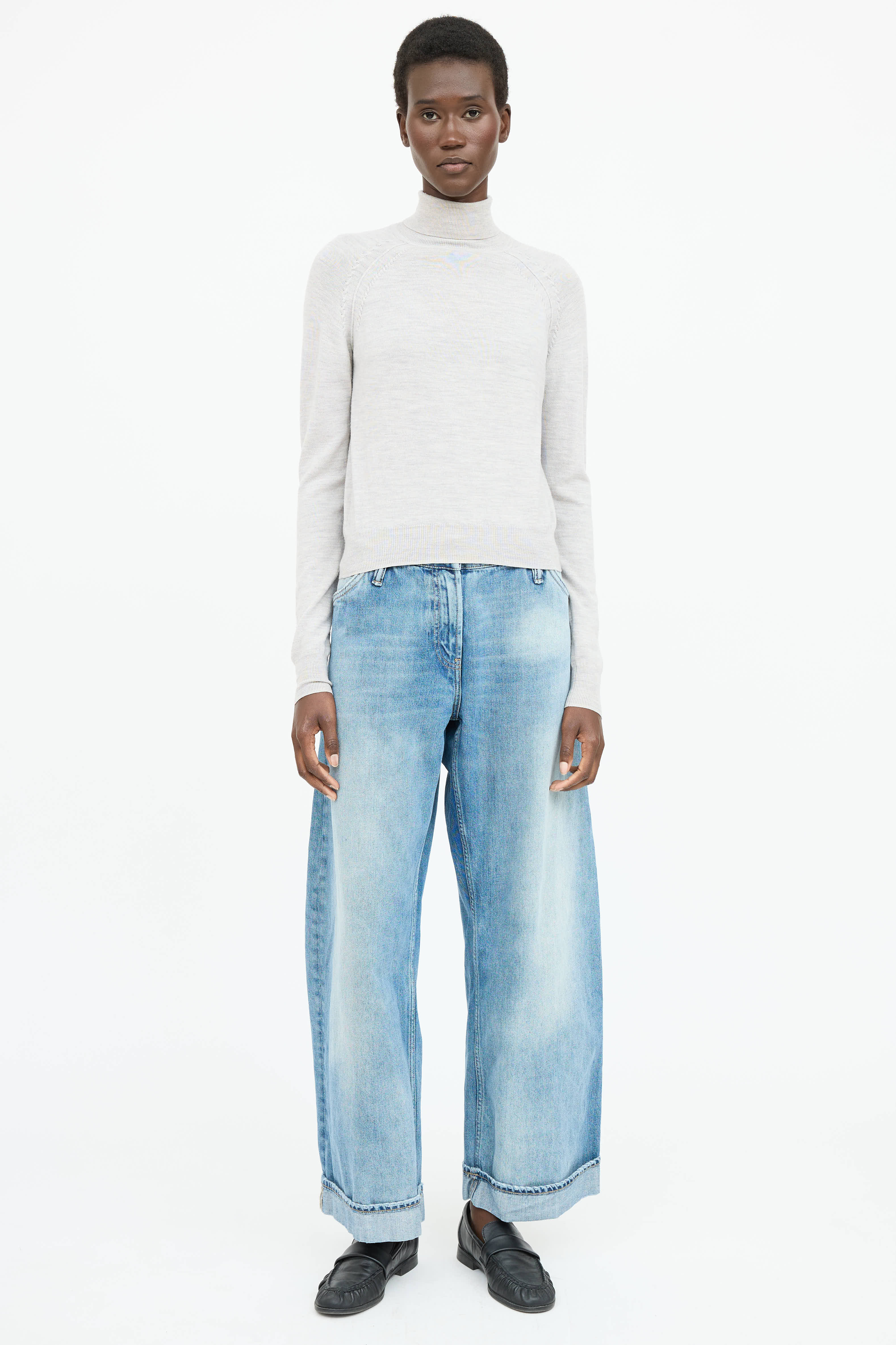 Acne Studios Knit Turtleneck Top